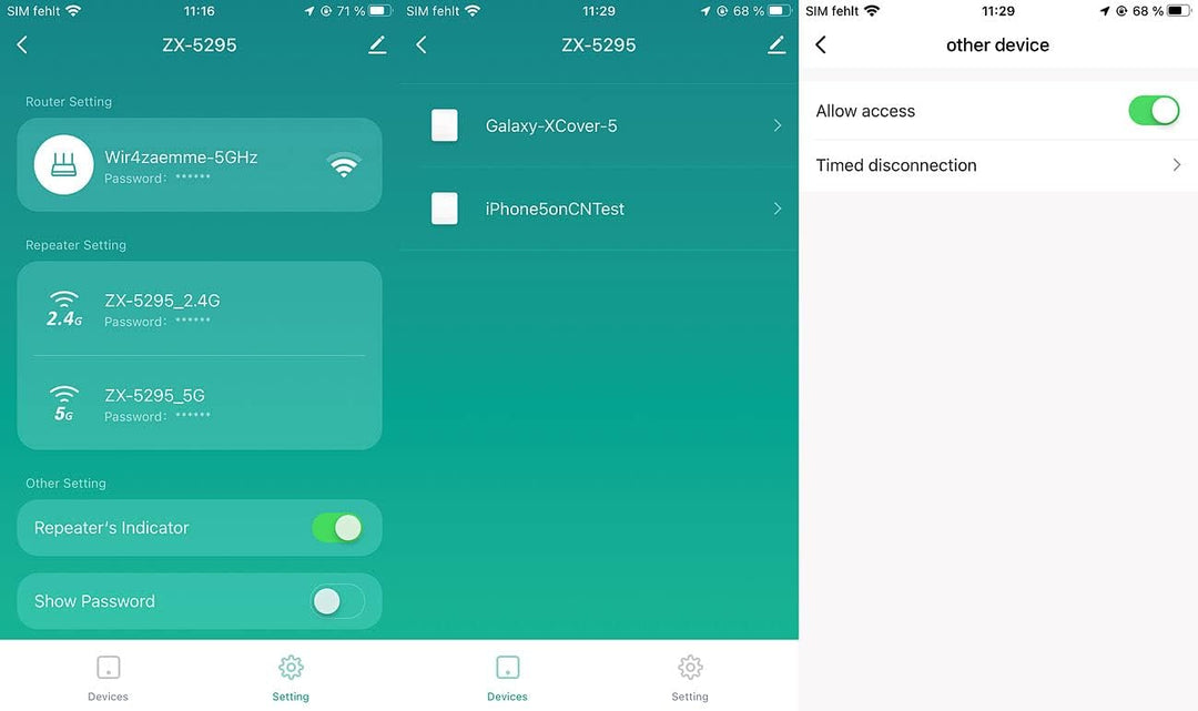 7links Dual WLAN-Repeater: Dualband-WLAN-Repeater, App ELESION, 2,4 & 5 GHz, bis 1.200 Mbit/s (Dualb