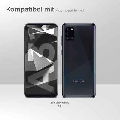 ONEFLOW Handykette 'Twist Strap' kompatibel mit Samsung Galaxy A31 Hülle zum Umhängen transparent, H