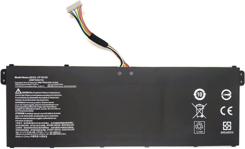 AKKEE AP18C8K Laptop Akku für ACER Aspire 5 A514-52 A514-54 A514-54G Aspire 7 A715-42G Chromebook 31