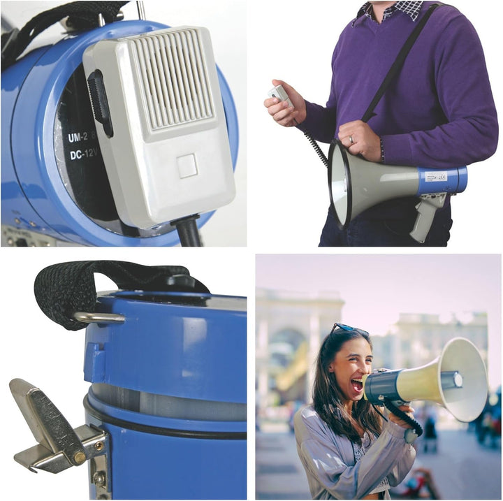 Megaphon 25W mit Handmikrofon & Sirene Velleman MP25SFM