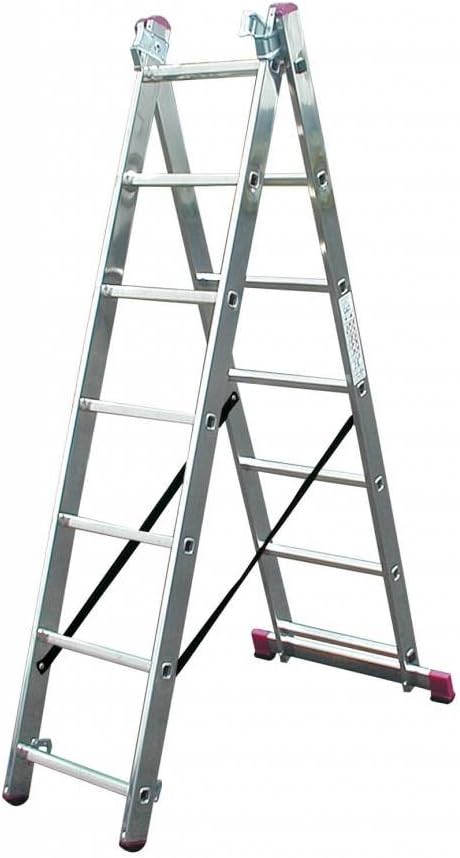 KRAUSE Corda VielzweckLeiter mit Treppenfunktion 3x10 Sprossen, 3x10 Sprossen