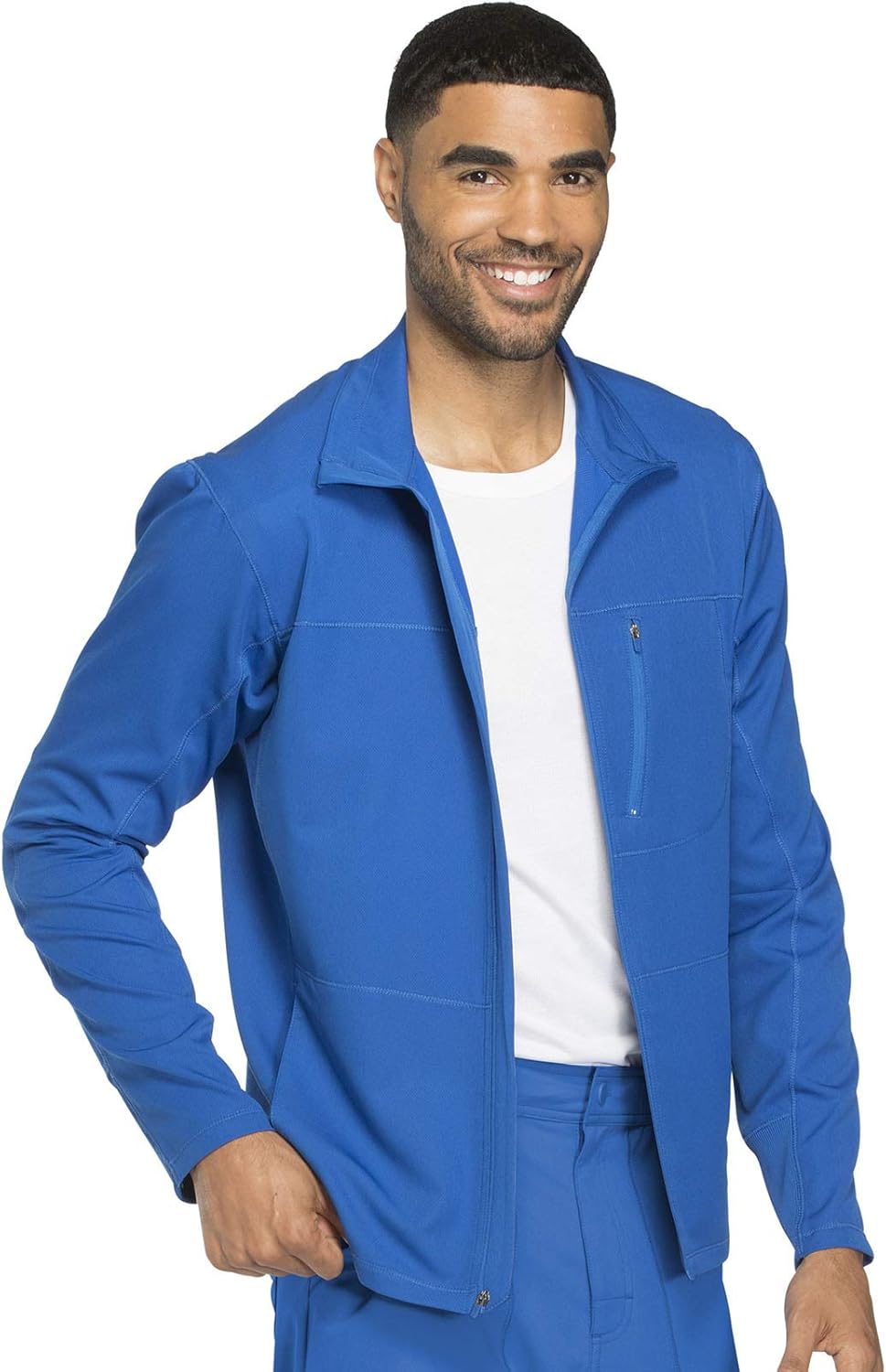 Dickies Dynamix DK310 Herren-Schlupfkasack, mit Reissverschluss vorne 4XL Grosse Grössen Königsblau,