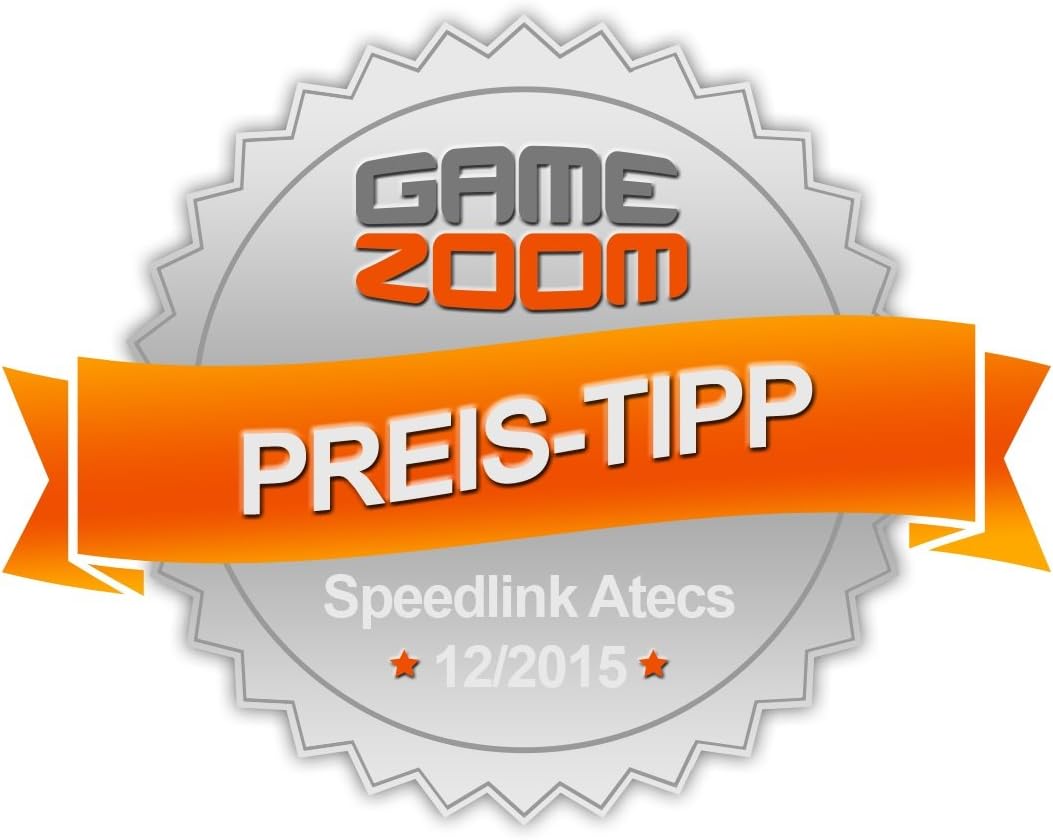 Speedlink ATECS Soft Gaming Mousepad M - Mauspad für Gaming/PC/Notebook/Laptop – schwarz