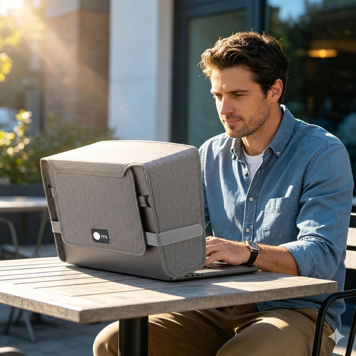 TYTX Laptop-Sonnenschutz für Arbeiten im Freien-passend für 13-14 Zoll Geräte, leichte Computer-Sich