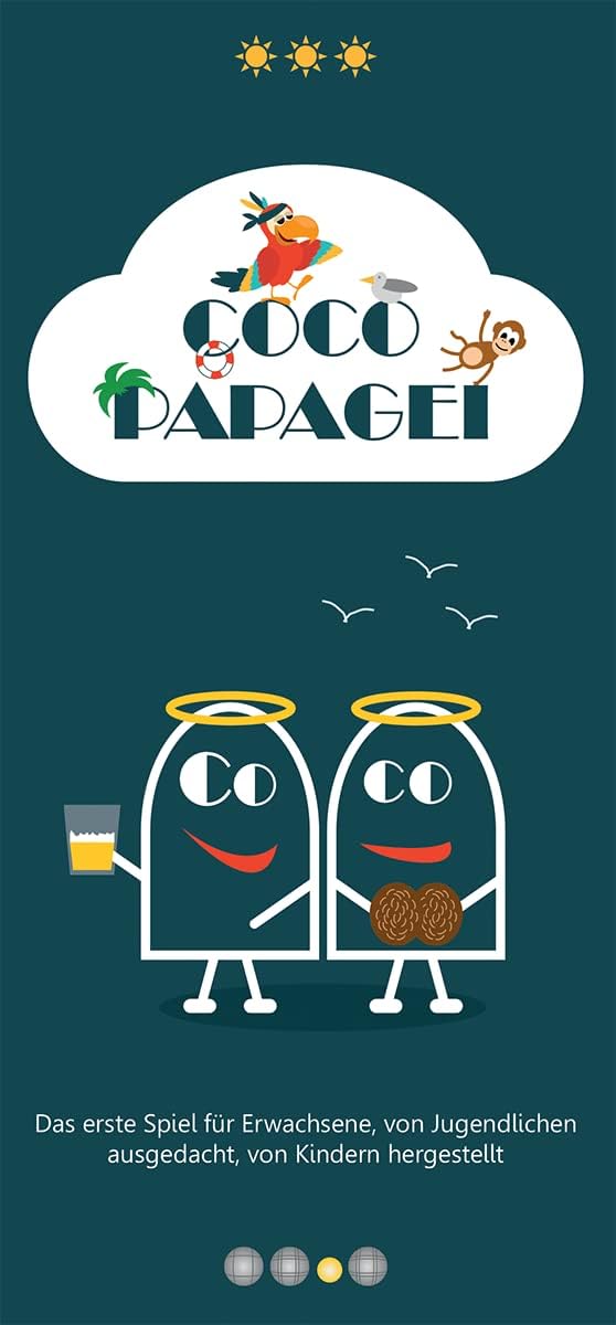 Hiboutatillus | Coco Papagei | Partyspiel | Kartenspiel | 3+ Spieler | Ab 18+ Jahren | 30-45 Minuten