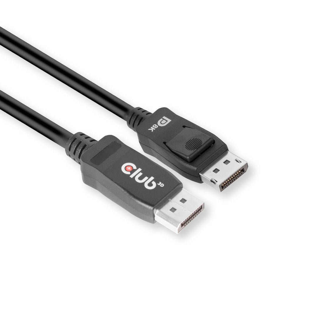 Club 3D 2m DisplayPort 1.4 8K schwarz schwarz 2.00 m 2 m, VESA-Stecker-Stecker, schwarz 2.00 m 2 m,