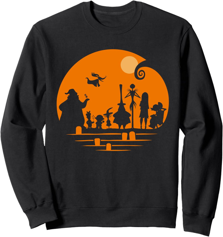 Disney The Nightmare Before Christmas Halloween Silhouette Sweatshirt