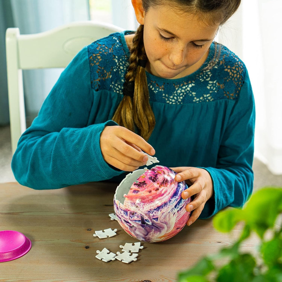 Ravensburger 3D Puzzle 11843 - Nachtlicht Puzzle-Ball Pferde am Strand - ab 6 Jahren, LED Nachttisch