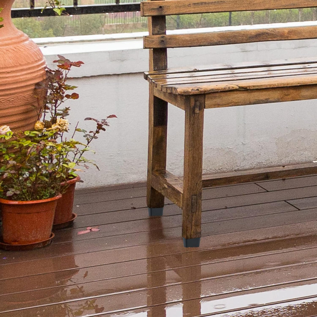 通用 möbelfüsse schwarz die Möbel perfekt vom Boden fernhalten Quadratisch Gummipuffer Elastikpuffer G