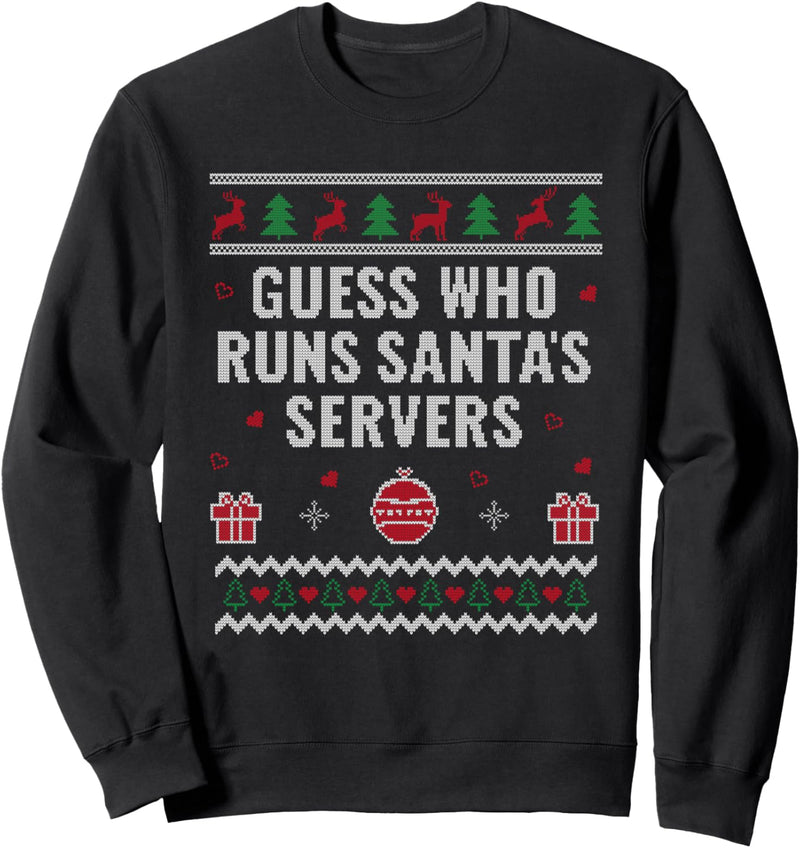 Tech Support Ugly Christmas Lustiger Computer IT Nerd Xmas Sweatshirt