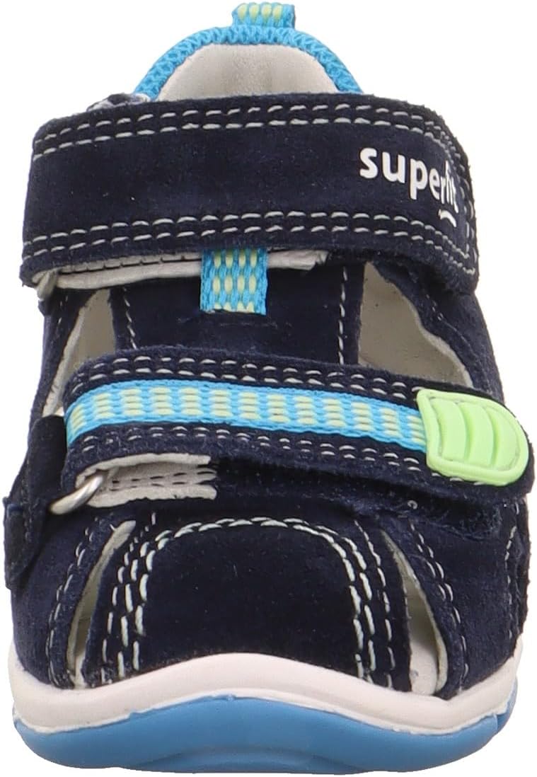 Superfit Baby Jungen Freddy Sandalen, Blau Türkis 8030