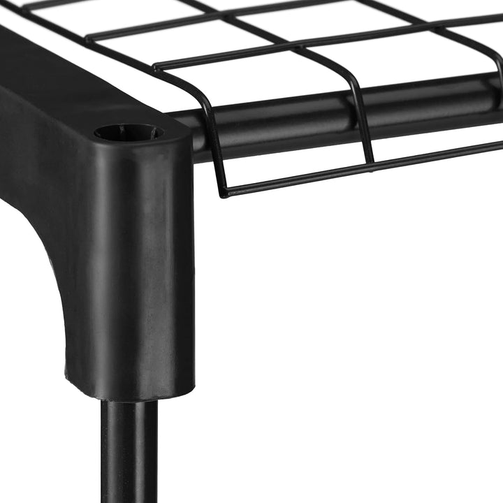 Relaxdays Blumenregal, 5 Ablagen, Blumen- & Pflanzentöpfe, Metall & Kunststoff, HBT: 140x91x28 cm, K