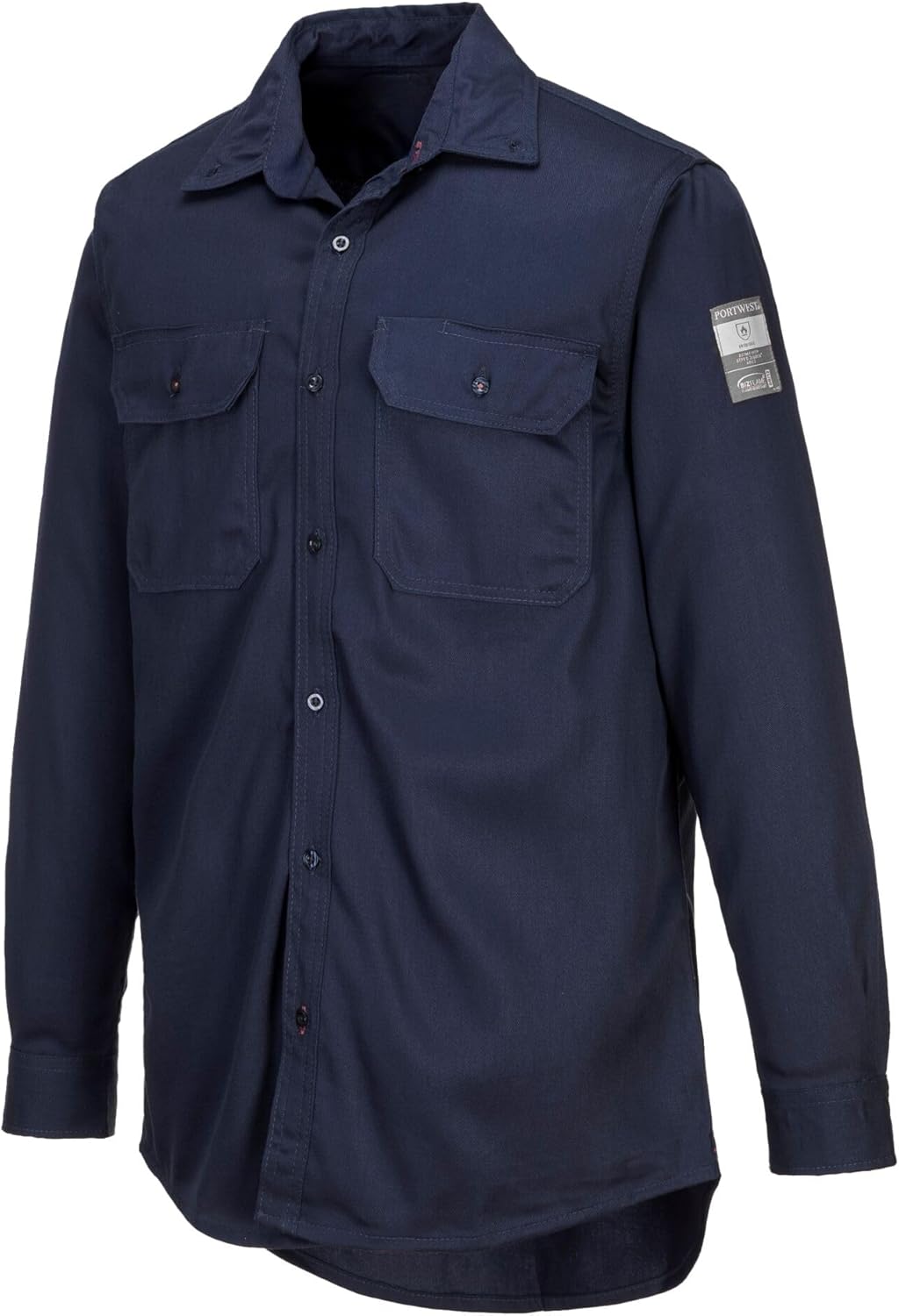 Portwest Herren Fr89narxl Hemd, Navy, XL EU Navy Blau XL, Navy Blau XL