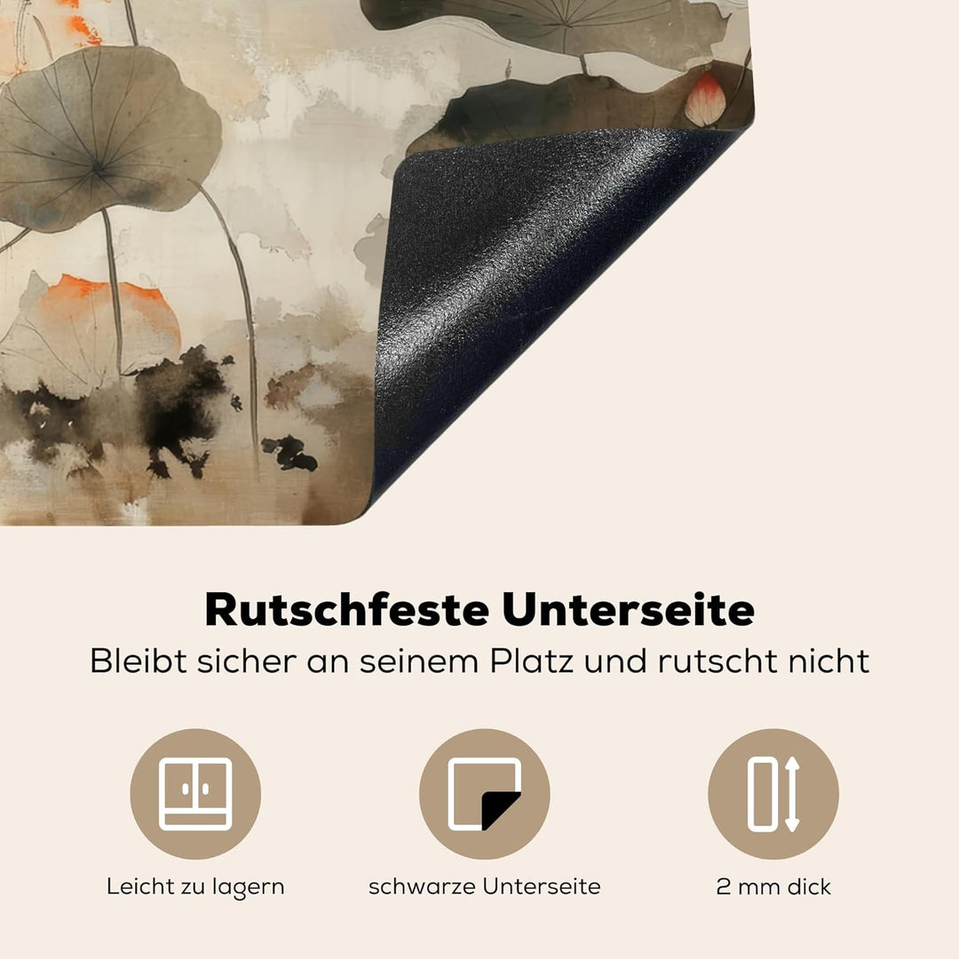 Herdabdeckplatte 70x52 cm Einteilig Abdeckplatten Cerankochfeld Abdeckung Ceranfeld Herdplattenabdec
