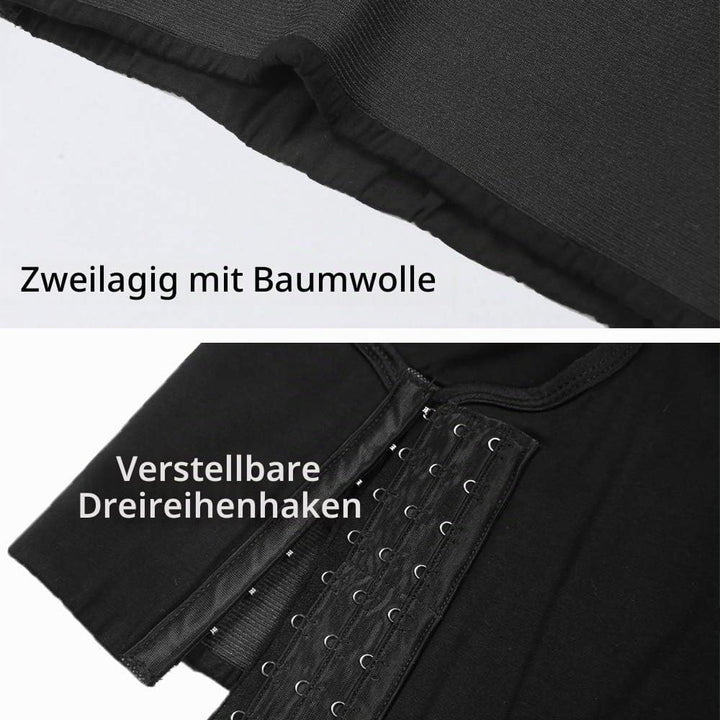 XUJI Brust binder Atmungsaktiv Baumwolle mit Gummiband für Transgender FTM Schwarz 4XL, Schwarz 4XL