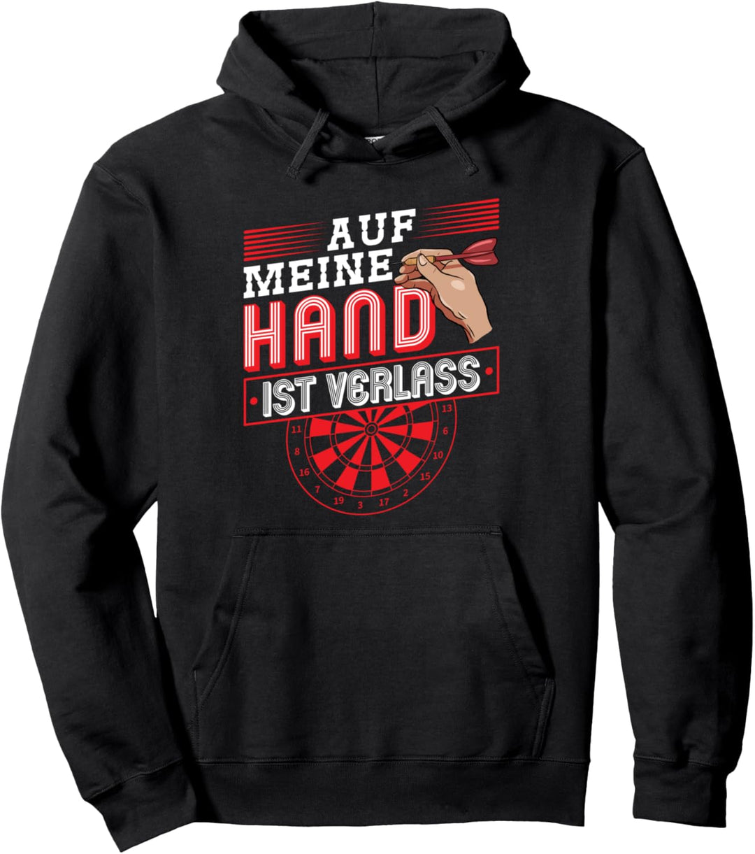 Auf Meine Hand Ist Verlass Herren Dart Pullover Hoodie