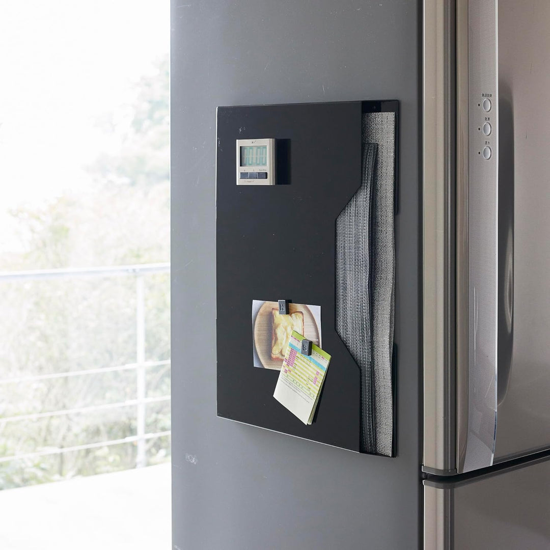 Yamazaki Tower Tischunterlagen-Aufbewahrung L, schwarz One Size Schwarz, One Size Schwarz