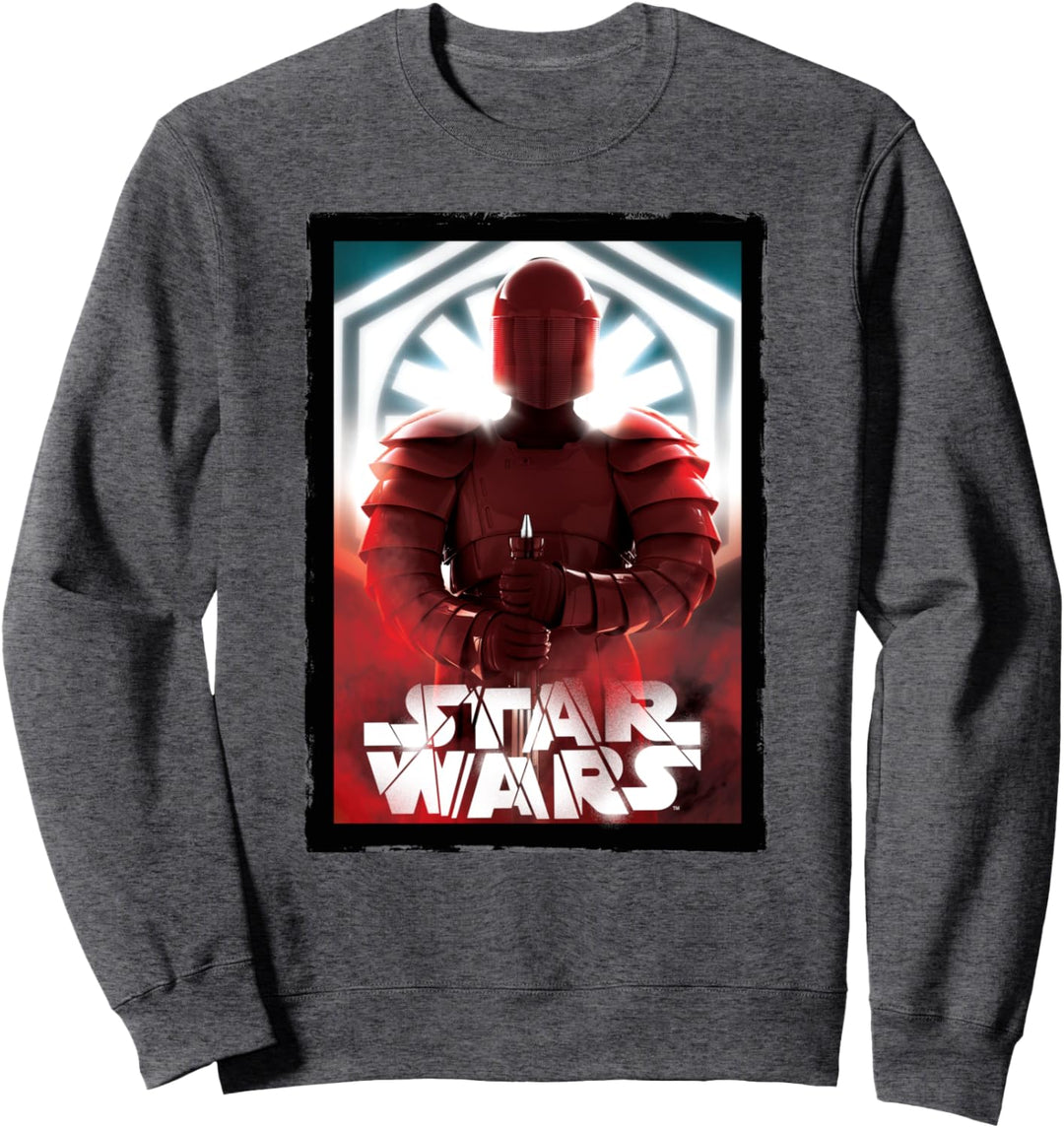 Star Wars The Last Jedi Red Trooper Cracked Logo Poster Sweatshirt