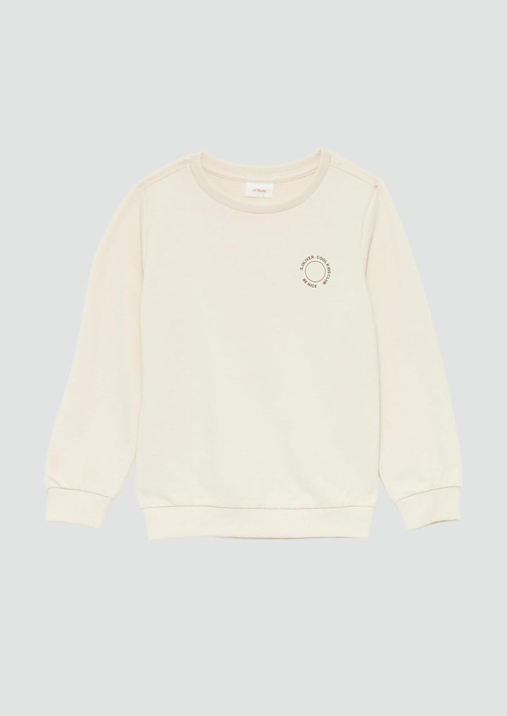 s.Oliver Wärmendes Sweatshirt mit NASA®-Rückenprint 92-98 0805_helles Sand, 92-98 0805_helles Sand