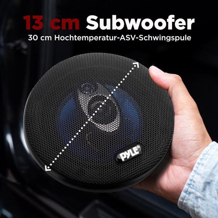 Pyle Lautsprecher (13,33 cm (5,25 Zoll), 200 Watt, 3-Wege)