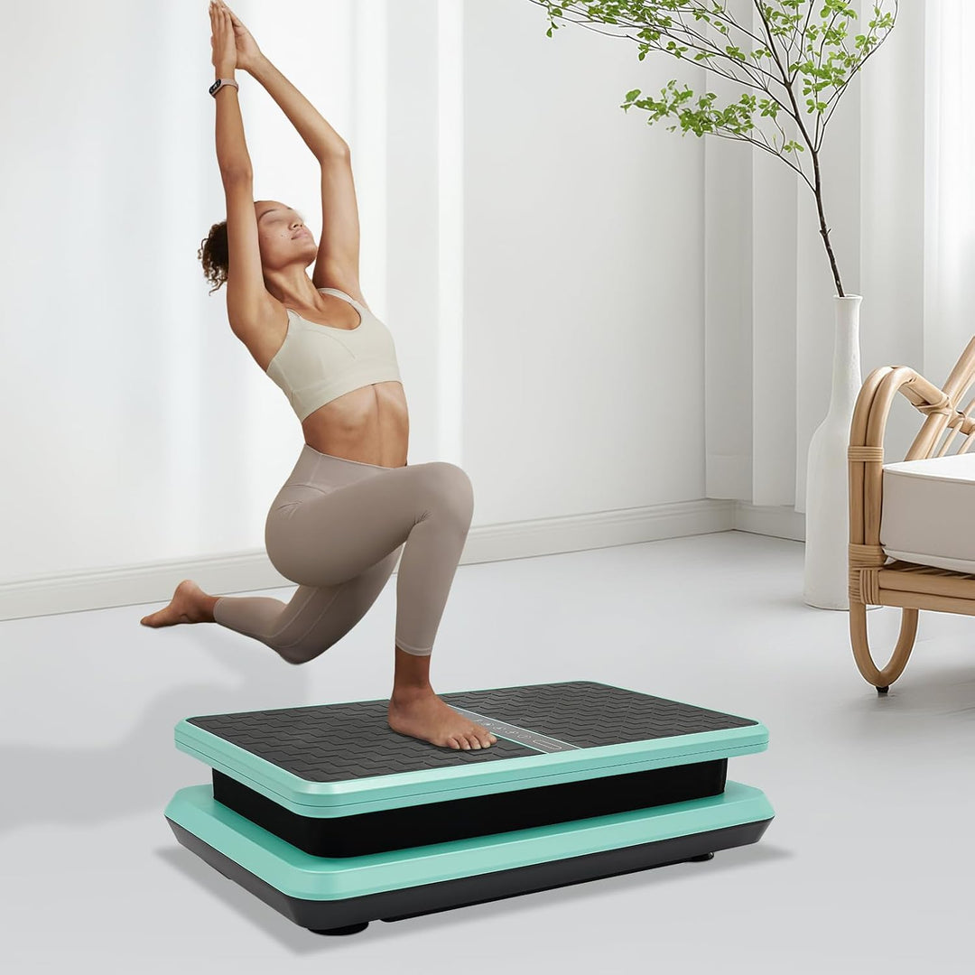 99 Geschwindigkeitsstufen + Fernbedienung Rüttelplatte Vibrationsplatte Für Frauen Vibration Plate S
