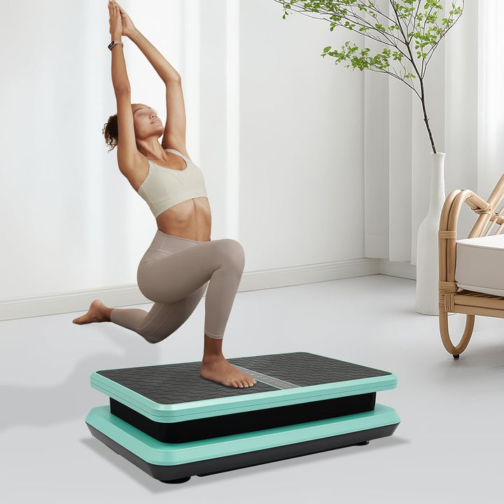 99 Geschwindigkeitsstufen + Fernbedienung Rüttelplatte Vibrationsplatte Für Frauen Vibration Plate S