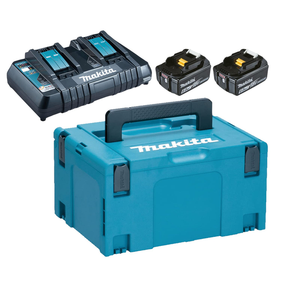Makita 197629-2 Power Source Kit Lxt, 5Ah, 90 W, 18 V, schwarz Single, Single