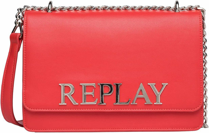 Replay Damen Handtasche aus Kunstleder Blood Red 260, Blood Red 260