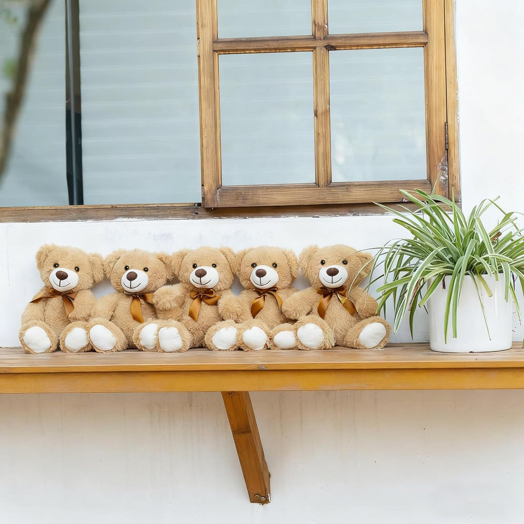 Teddybär gefülltes Tier Plüschtier Geschenk für Kind Freundin, 13.5 Zoll gefüllte Bären für Weihnach