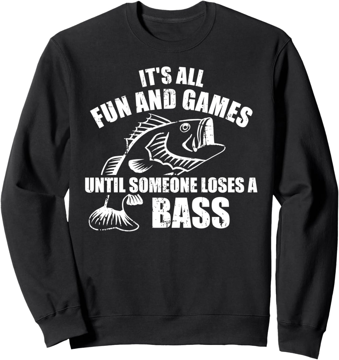 Angeln Bass Barsch Sweatshirt