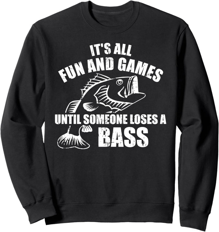 Angeln Bass Barsch Sweatshirt