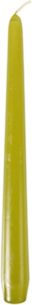 Kerzen & Brennzubehör 100 Leuchterkerzen Ø 2,2 cm 25 cm olivgrün Spitzkerzen