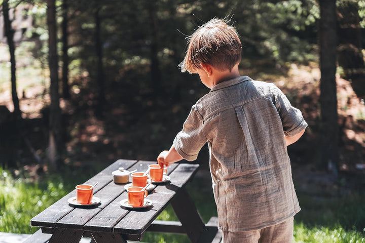 Dantoy - Bio Kaffeeservice - Compact Box - Kinder Lernspielzeug Kompaktbox, Kompaktbox