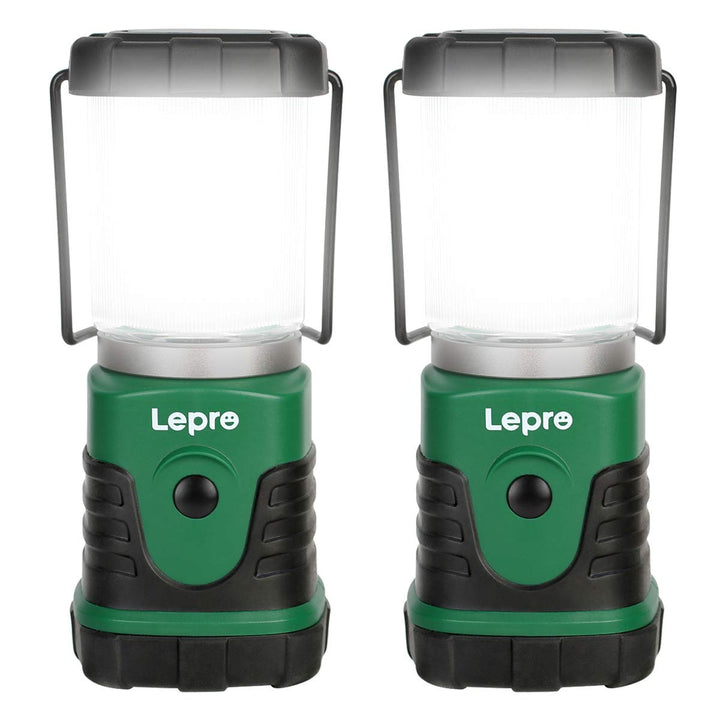 Lepro LED Campinglampe, Mini Camping Laterne, 350LM, 4 Lichtmodi, 3 AA Batterie batteriebetriebene S