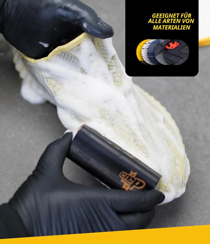 Crep Protect Shoe Cleaner - Sneaker Cleaning Kit With Solution, Shoe Brush & Microfiber Cloth for Sn