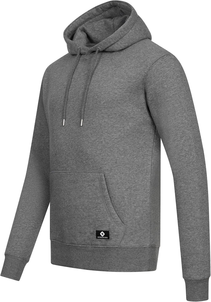 Höhenhorn Janga Hoodie Herren Kapuzen Pullover Hoody Sweatshirt aus Hochwertiger Baumwolle XL Dunkel