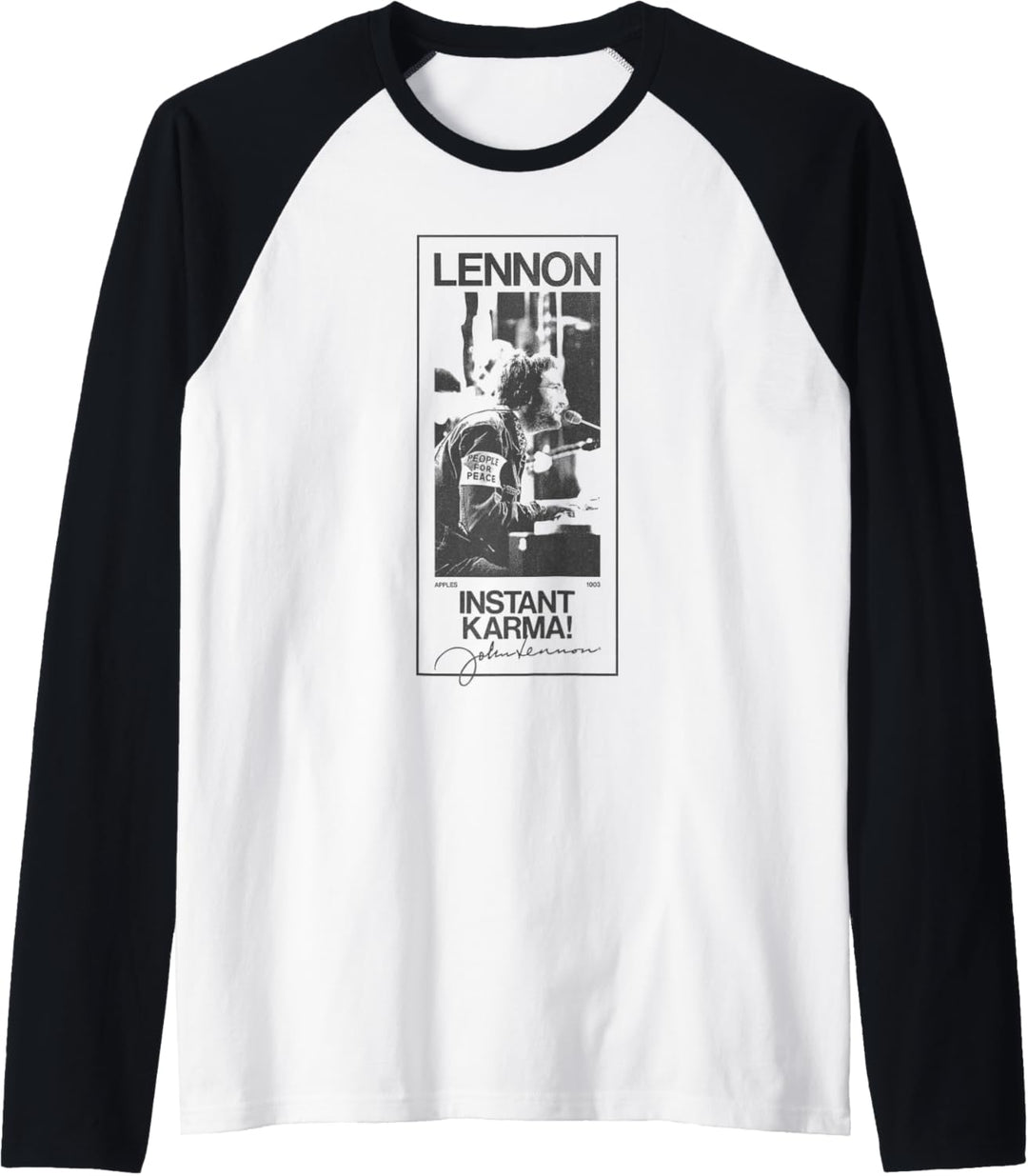 John Lennon - Karma-Signatur Raglan