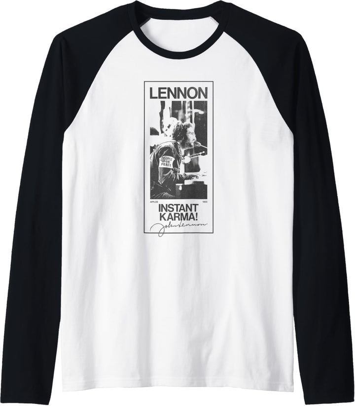 John Lennon - Karma-Signatur Raglan