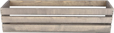 KOTARBAU® Blumenkasten Kräuterkasten aus Holz Langer Balkon-Blumenkasten 600x180x150 mm Grau Grau 60