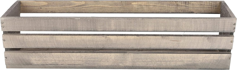 KOTARBAU® Blumenkasten Kräuterkasten aus Holz Langer Balkon-Blumenkasten 600x180x150 mm Grau Grau 60