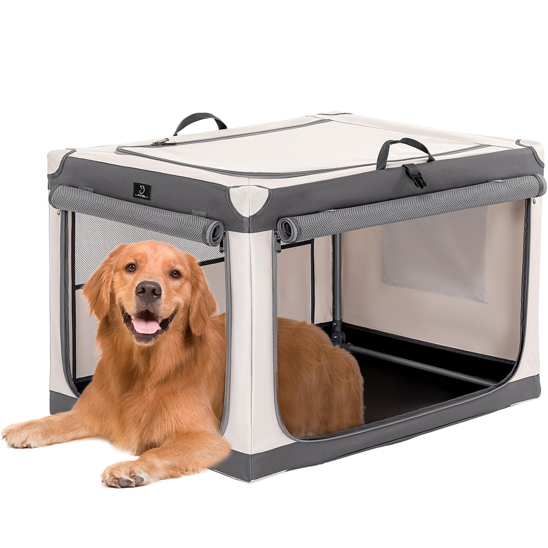 A 4 Pet faltbare Hundebox grosse Hunde, Hundebox für zuhause Hundetransportbox Transportbox Hund sof