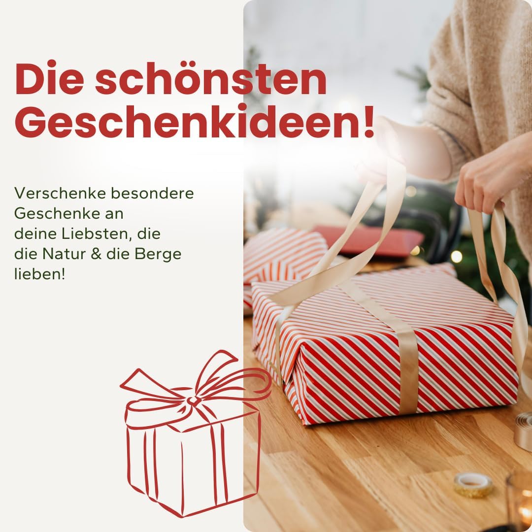Gipfelgaudi Flachmann mit Filzüberzug & Lasergravur – 200 ml Edelstahl Taschenflasche | Stilvoller B