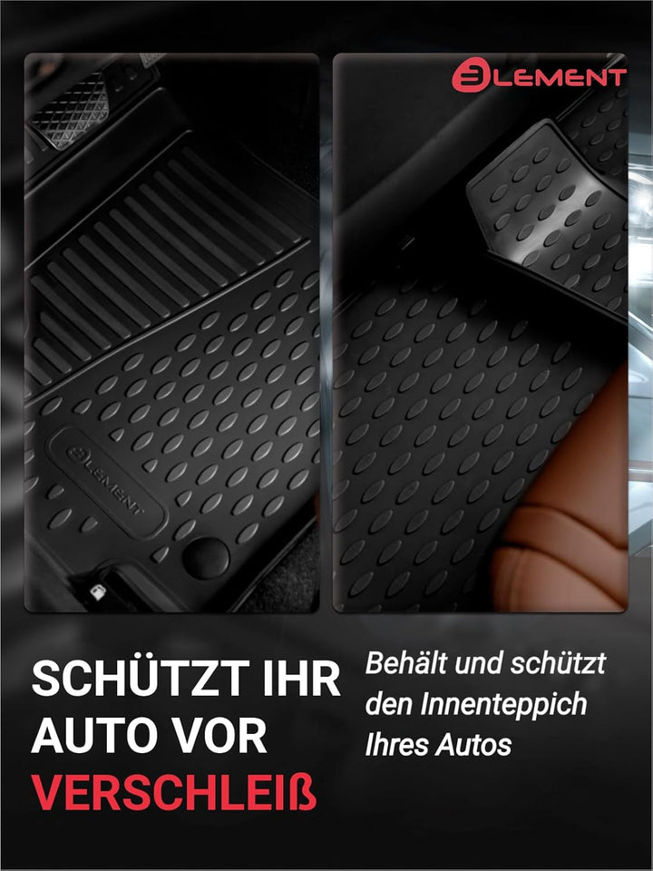 Element Passgenaue Gummimatten Fussmatten Peugeot Boxer II & III/Citroen Jumper II/FIAT DUCATO III->