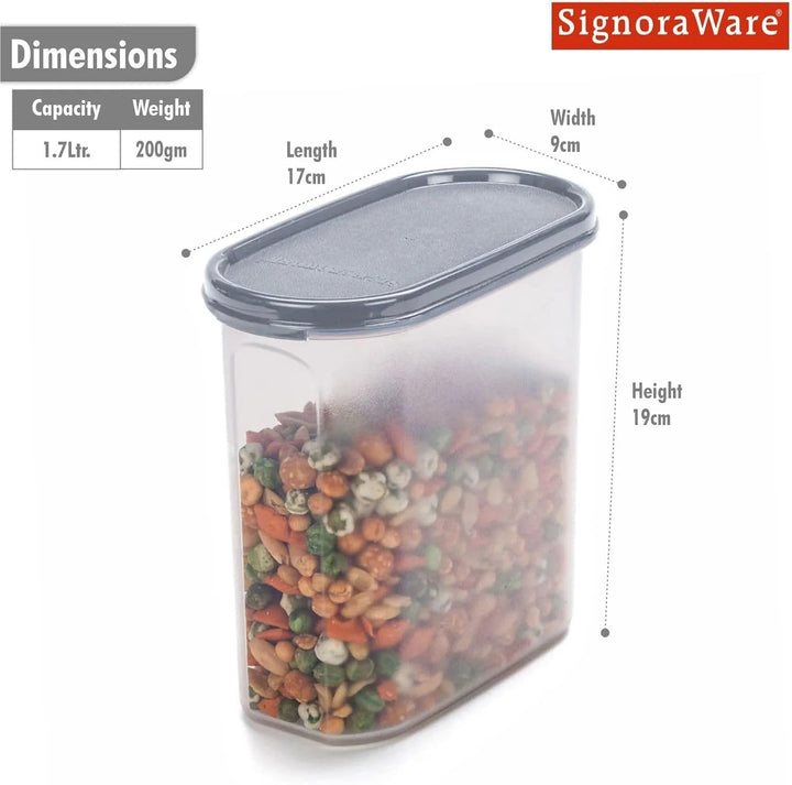 SIGNORA WARE Signoraware Eidgenosse mit Deckel Vorratsdose 1700ml Vorrat Dose Modular Trockenvorrat