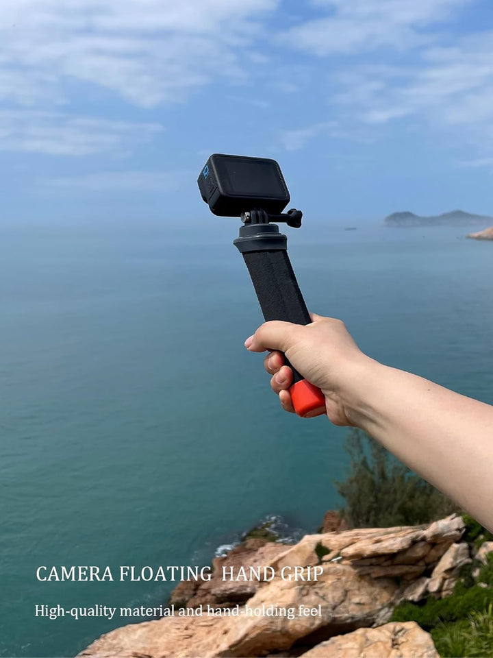 Lammcou Schwimmender Griff, Go Pro Schwimmfähiger Handgriff Wasserdichter Handler Tauchen Einbeinsta