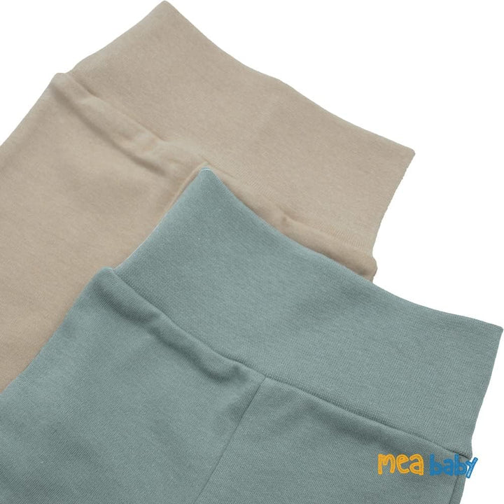 MEA BABY 5er Pack Baby Hosen Unisex für Jungen &amp; Mädchen | Pumphose aus 100% Baumwolle mit breitem B
