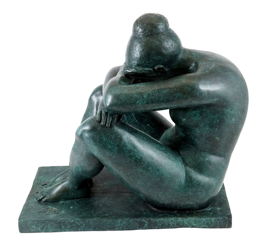 Kunst & Ambiente - Bronzeskulptur - La Nuit Skulptur - 1902-1909 - Aristide Maillol - signiert - Akt