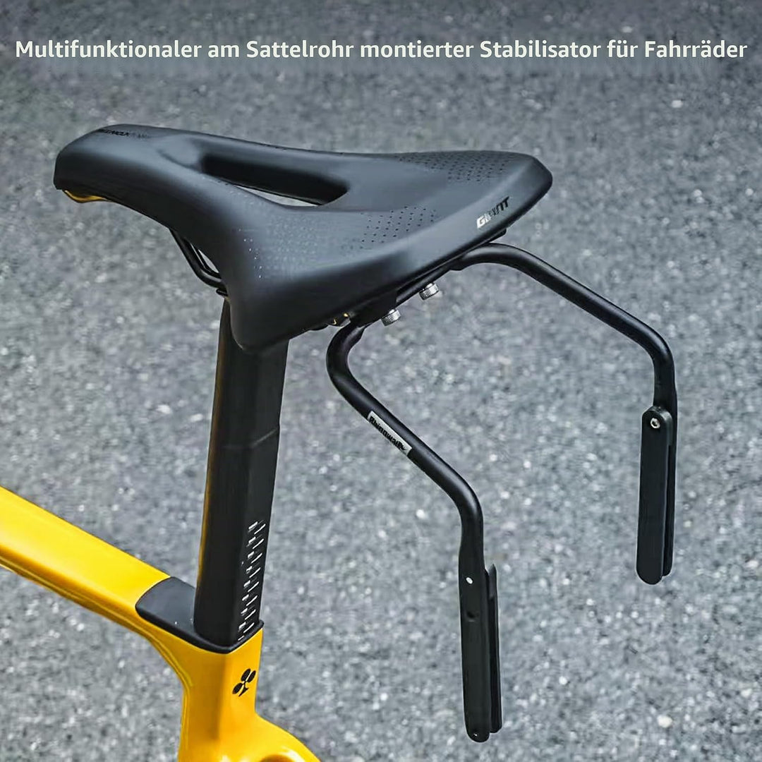 Rhinowalk Fahrrad Satteltasche Stabilisator Stütze für Satteltasche Anti Schütteln Schwarz, Schwarz