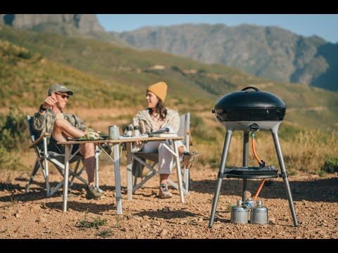 CADAC - Carri Chef 50 BBQ - 50mBar - Tragbare Grills - Grill 2 Braai - Automatische Zündung - Inkl.
