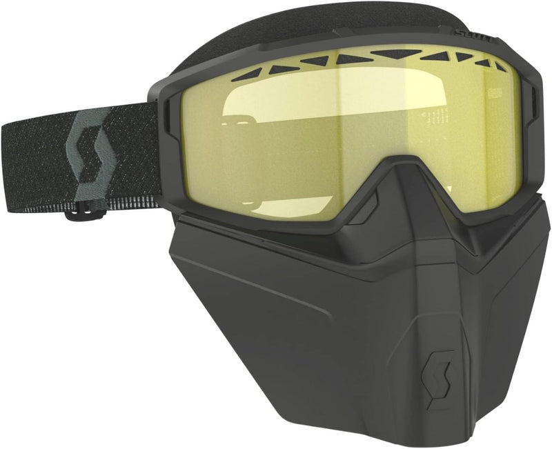 Scott Primal Safari MX Goggle MTB Brille inkl. Facemask schwarz/gelb